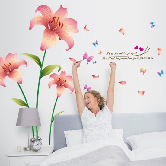 Sticker decorativ, Crin roz  195 cm, 98STK