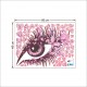 Sticker decorativ, Eye 135 cm, 138STK