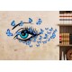 Sticker decorativ, Eye blue 80 cm, 150STK