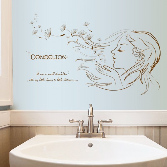 Sticker decorativ, Flori, 115 cm, 722STK