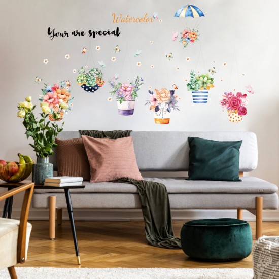 Sticker decorativ, Flowers 139 cm, 81STK