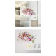 Sticker decorativ, Girl butterfly flowers 85 cm, 152STK