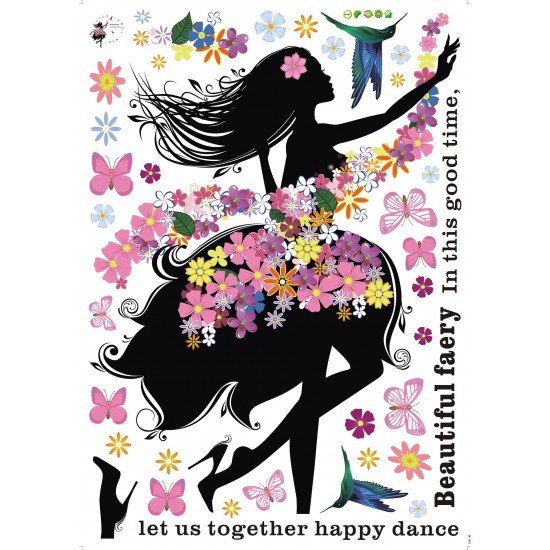 Sticker decorativ, Happy dance 120 cm, 148STK