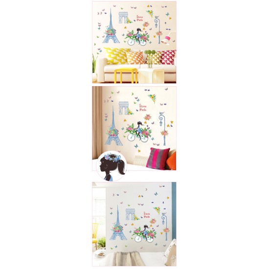 Sticker decorativ, I Love Paris  138 cm, 122STK