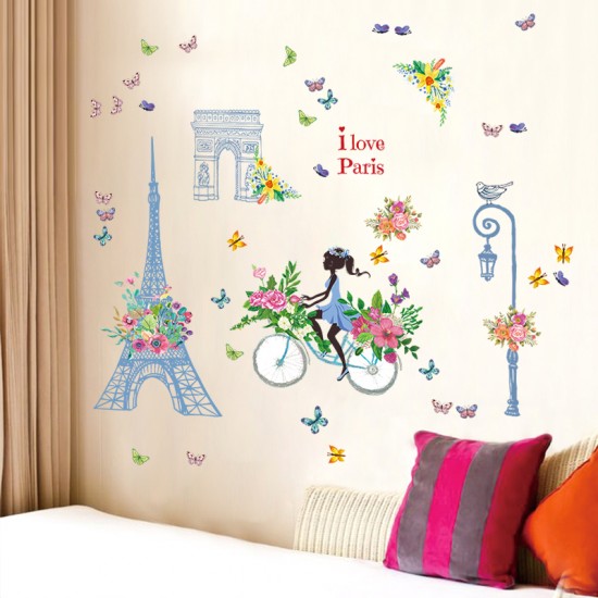 Sticker decorativ, I Love Paris  138 cm, 122STK