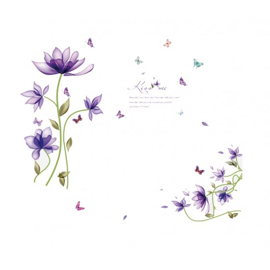 Sticker decorativ, Kiss me 170 cm, 74STK