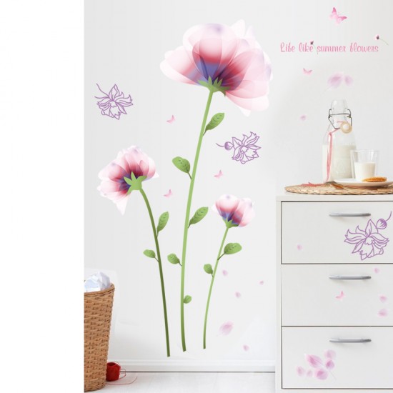 Sticker decorativ, Like summer flower 148 cm, 75STK