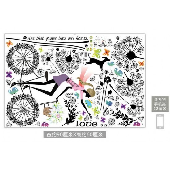 Sticker decorativ, Love  170 cm, 102STK