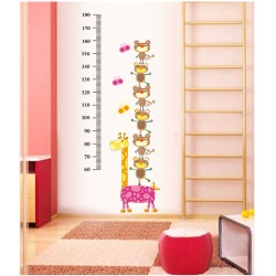 Sticker decorativ, Masuratoare cu animalute 140 cm, 132STK