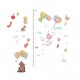 Sticker decorativ, Masuratoare cu animalute, 155 cm, 85STK