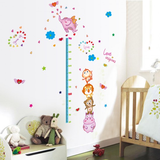 Sticker decorativ, Masuratoare cu animalute, 176 cm, 86STK