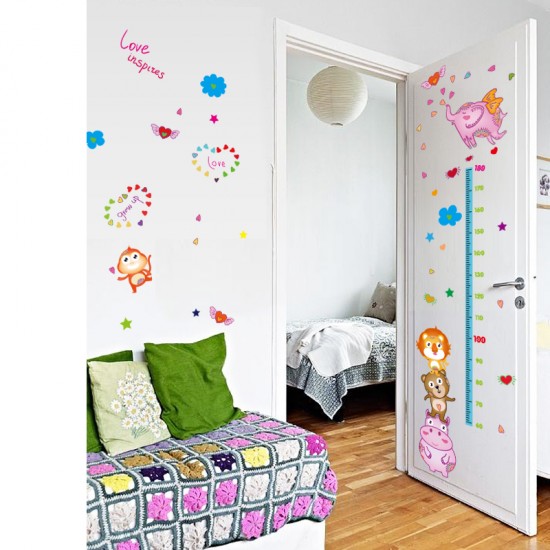Sticker decorativ, Masuratoare cu animalute, 176 cm, 86STK