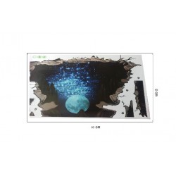 Sticker decorativ, Moon 65 cm, 158STK