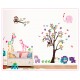 Sticker decorativ, copacel cu animalute 180 cm, 57STK Sticker decorativ, copacel cu animalute 180 cm, 57STK