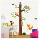 Sticker decorativ, copacelu cu animalutele padurii 185 cm, 78STK