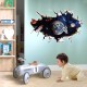 Sticker decorativ, gaura in perete astronaut in spatiu, 80 cm, 67STK Sticker decorativ, gaura in perete astronaut in spatiu, 80 cm, 67STK