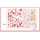 Sticker decorativ,  girls, flowers 155 cm, 64STK