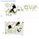 Sticker decorativ,  love 160 cm, 65STK