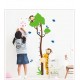 Sticker decorativ, masuratoare cu animalute  150 cm, 112STK
