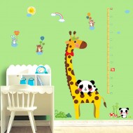 Sticker decorativ, masuratoare cu animalute 150 cm, 77STK Sticker decorativ, masuratoare cu animalute 150 cm, 77STK