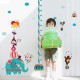 Sticker decorativ, masuratoare cu animalute  153 cm, 123STK