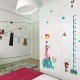 Sticker decorativ, masuratoare cu animalute  153 cm, 123STK