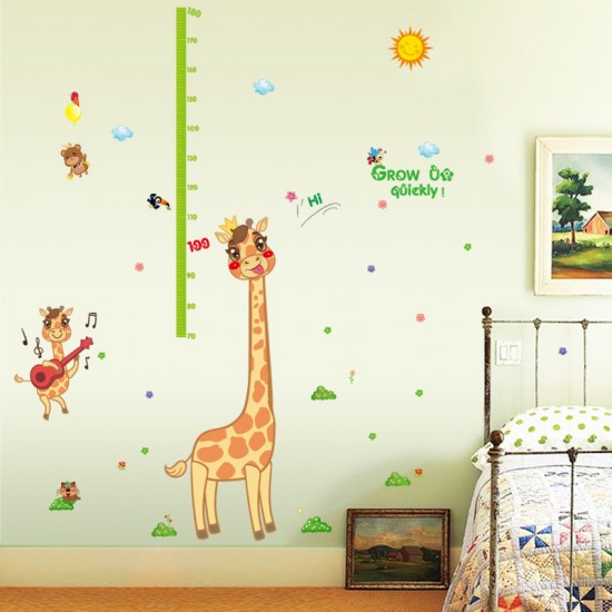 Sticker decorativ , masuratoare cu animalute, 160 cm, 104STK Sticker decorativ , masuratoare cu animalute, 160 cm, 104STK