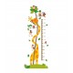Sticker decorativ, masuratoare cu  girafa si maimutele 160 cm, 61STK