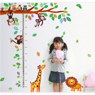 Sticker decorativ, masuratoare cu maimutele 180 cm, 69STK Sticker decorativ, masuratoare cu maimutele 180 cm, 69STK