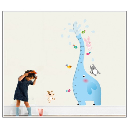 Sticker decorativ, masuratoare in forma de elefant 130 cm, 115STK
