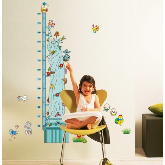 Sticker decorativ, masuratoare statuia libertatii 150 cm, 118STK Sticker decorativ, masuratoare statuia libertatii 150 cm, 118STK