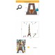 Sticker decorativ, masuratoare turnul Eiffel 210 cm, 120STK