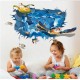Sticker decorativ, ocean cu broscute 110 cm, 59STK