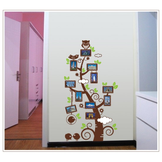 Sticker decorativ, pom cu 11 rame foto 110 cm, 114STK Sticker decorativ, pom cu 11 rame foto 110 cm, 114STK