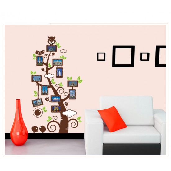 Sticker decorativ, pom cu 11 rame foto 110 cm, 114STK Sticker decorativ, pom cu 11 rame foto 110 cm, 114STK