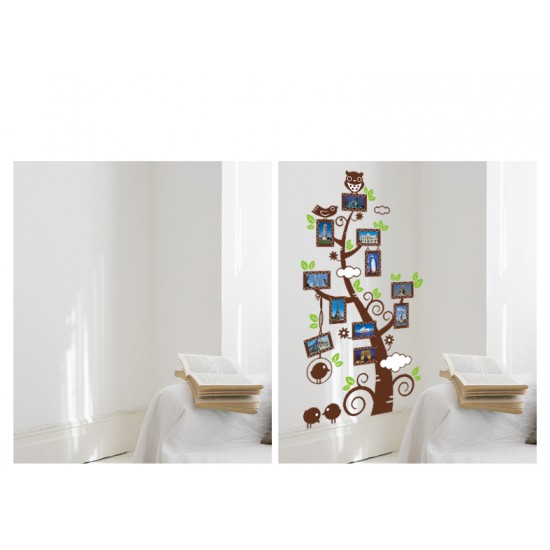 Sticker decorativ, pom cu 11 rame foto 110 cm, 114STK Sticker decorativ, pom cu 11 rame foto 110 cm, 114STK