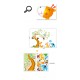 Sticker decorativ, pomul cu animalute 197 cm, 111STK Sticker decorativ, pomul cu animalute 197 cm, 111STK