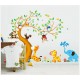 Sticker decorativ, pomul cu animalute 197 cm, 111STK Sticker decorativ, pomul cu animalute 197 cm, 111STK