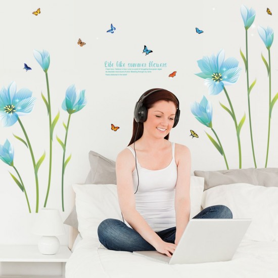 Sticker decorativ, summer flower 185 cm, 73STK