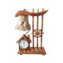 Veioza in forma de casuta cu ceas, soclu E14, 40W, 29 cm, VX8