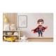 Sticker decorativ Baiat Supererou, Rosu, 69 cm, 1309STK