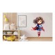 Sticker decorativ Fata Supererou, Albastru, 89 cm, 1310STK-1