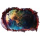 Sticker decorativ, Planeta, Albastru, 90 cm, 1315STK-4