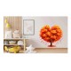 Sticker decorativ, Copac, Portocaliu, 60 cm, 1320STK