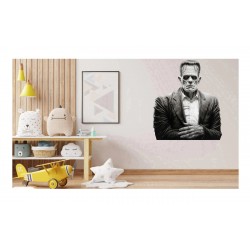 Sticker decorativ, Horror, Negru, 72 cm, 1321STK-13