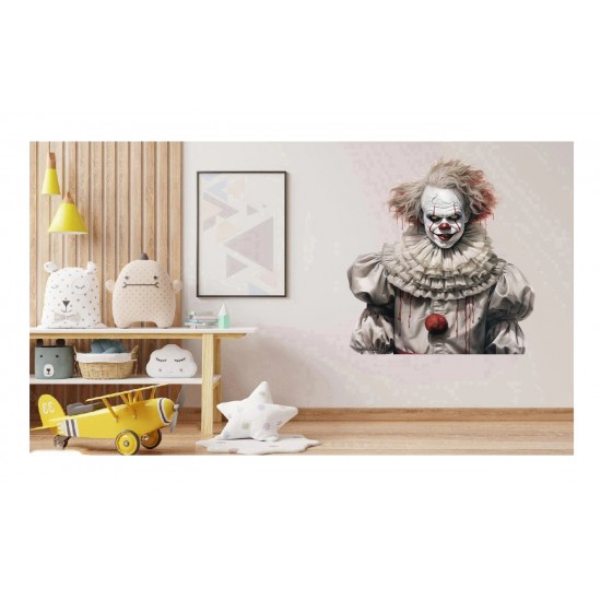 Sticker decorativ, Horror, Alb, 74 cm, 1321STK-2