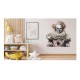 Sticker decorativ, Horror, Alb, 74 cm, 1321STK-2