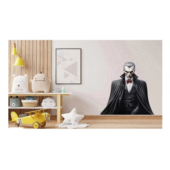 Sticker decorativ, Horror, Negru, 61 cm, 1321STK-3