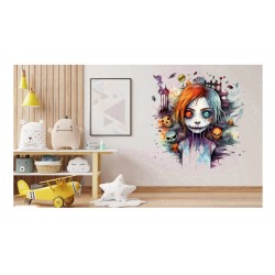Sticker decorativ, Halloween, Mov, 60 cm, 1334STK-5