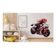 Sticker decorativ, Motocicleta, Rosu, 70 cm, 1336STK-2 Sticker decorativ, Motocicleta, Rosu, 70 cm, 1336STK-2